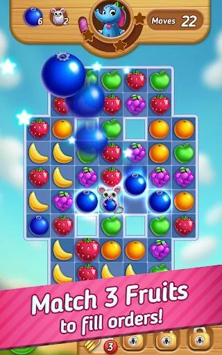 Изображение игры: Fruits Mania: Elly’s travel