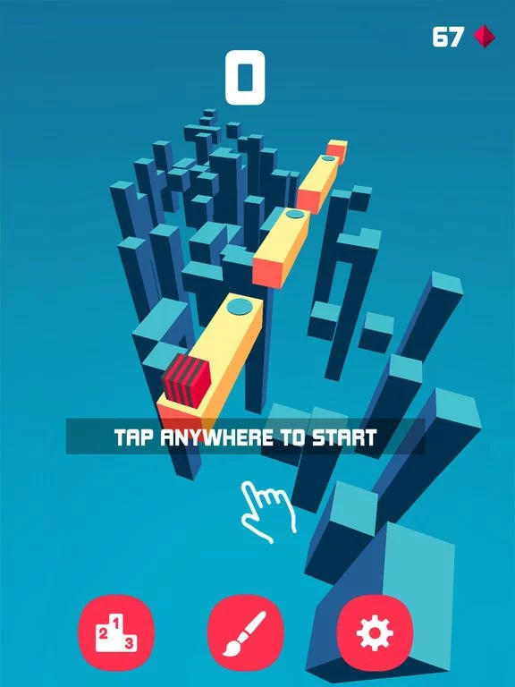 Изображение игры: Cube Run Deluxe