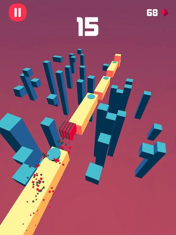 Изображение игры: Cube Run Deluxe