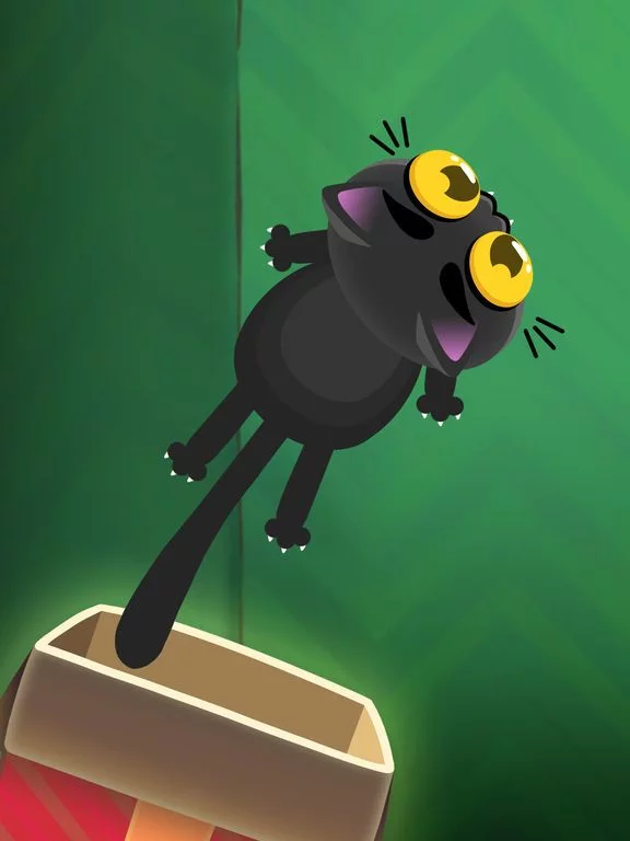 Изображение игры: Kitty Jump!!
