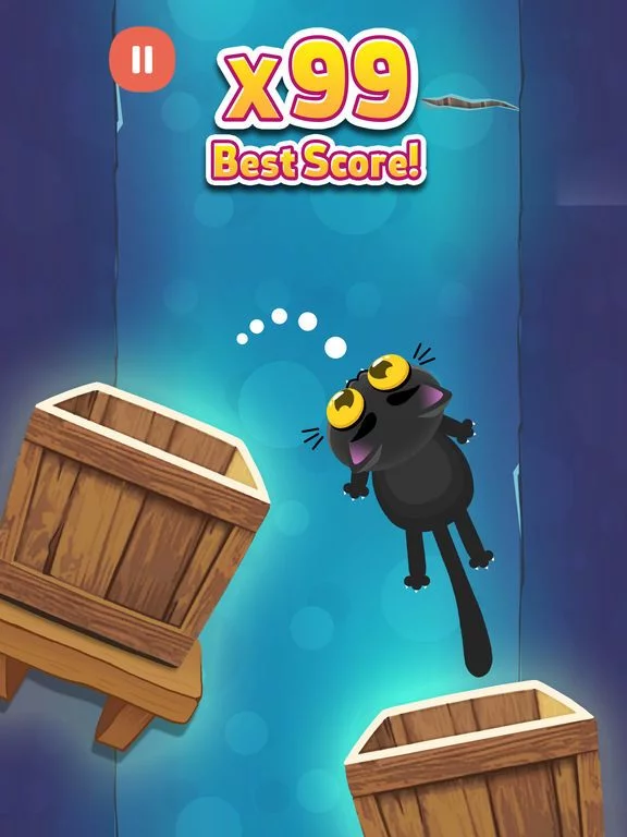 Изображение игры: Kitty Jump!!