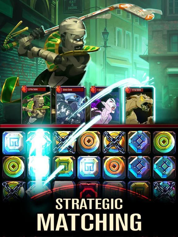 Изображение игры: Shadow Wars: Puzzle RPG