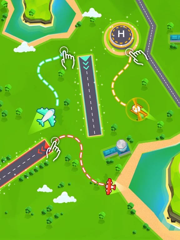 Изображение игры: Super AirTraffic Control