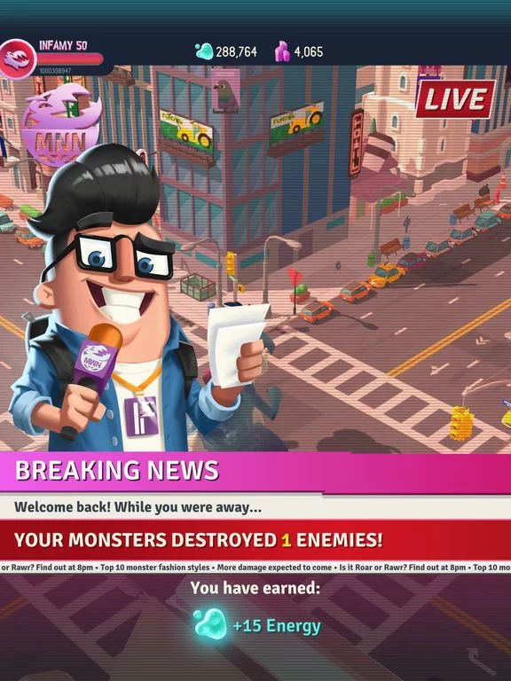 Изображение игры: I Am Monster: Idle Destruction