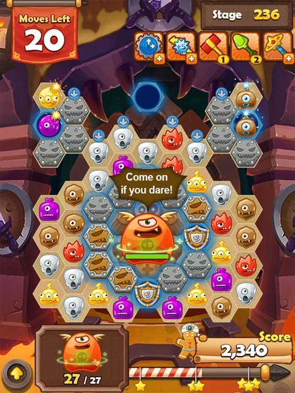 Изображение игры: Monster Busters: Hexa Blast