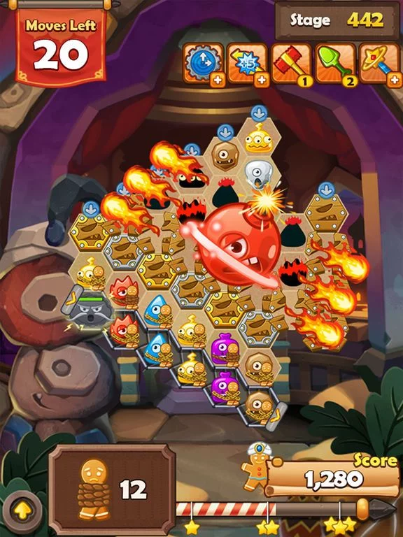 Изображение игры: Monster Busters: Hexa Blast