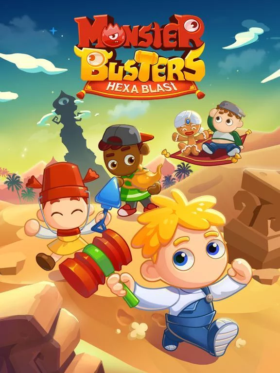 Изображение игры: Monster Busters: Hexa Blast