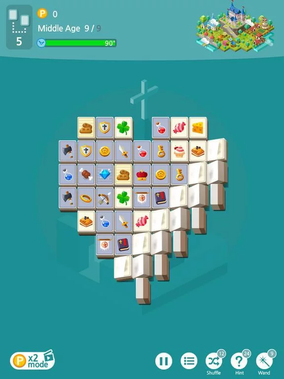 Изображение игры: Mahjong City builder