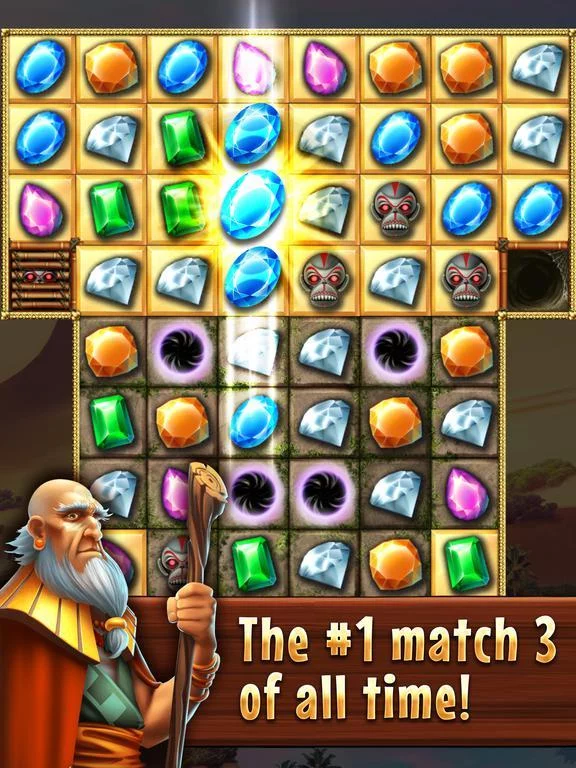 Изображение игры: Jewel Quest: Best Match 3 Games