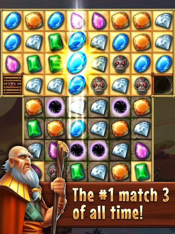Изображение игры: Jewel Quest: Best Match 3 Games