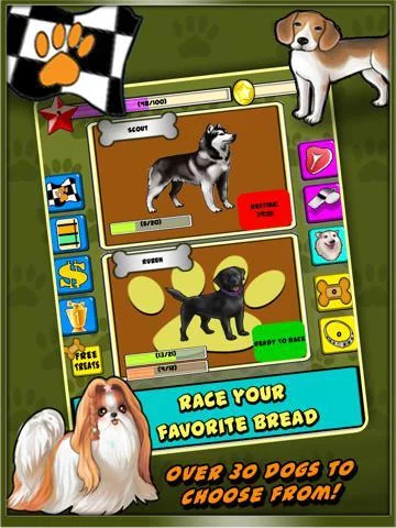 Изображение игры: Dog Racer for iPad