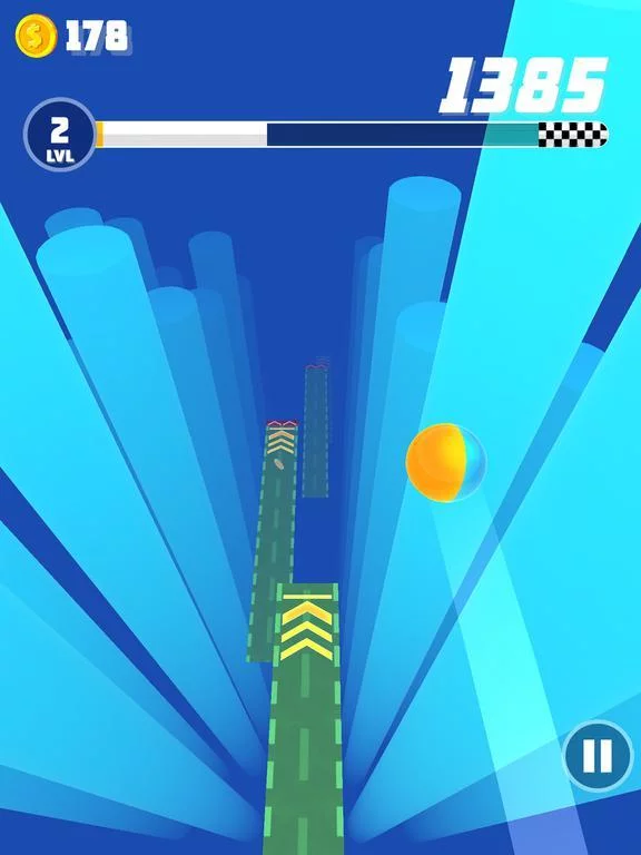 Изображение игры: Diving Ball 3D