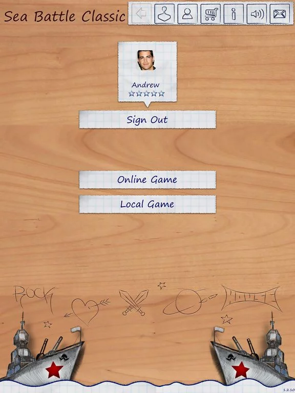 Изображение игры: Sea Battle HD: Classic battleship board game