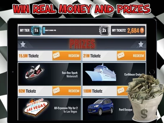 Изображение игры: Real Money Racing Skillz