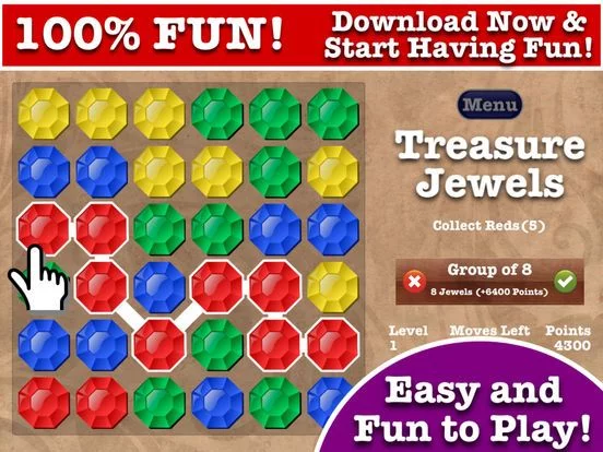 Изображение игры: Treasure Jewels!