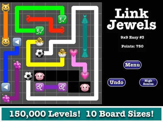 Изображение игры: Link Jewels - Draw Pipe Lines
