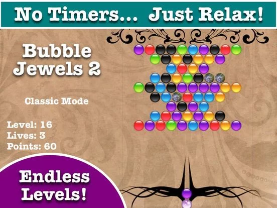 Изображение игры: Bubble Jewels 2 Classic