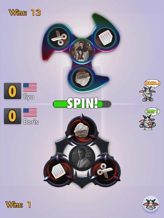 Изображение игры: Rock, Paper, Fidget!
