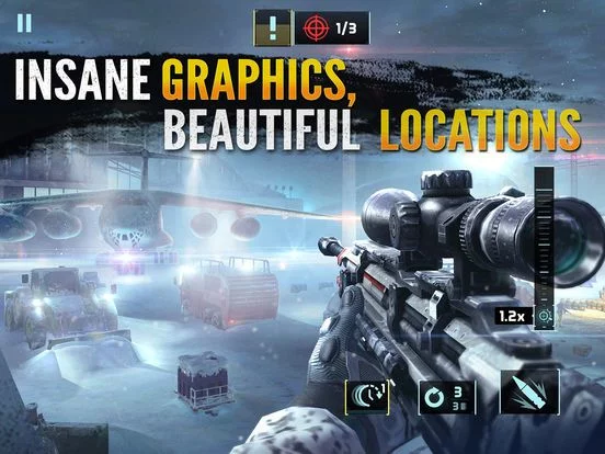 Изображение игры: Sniper Fury: PvP Shooter Game