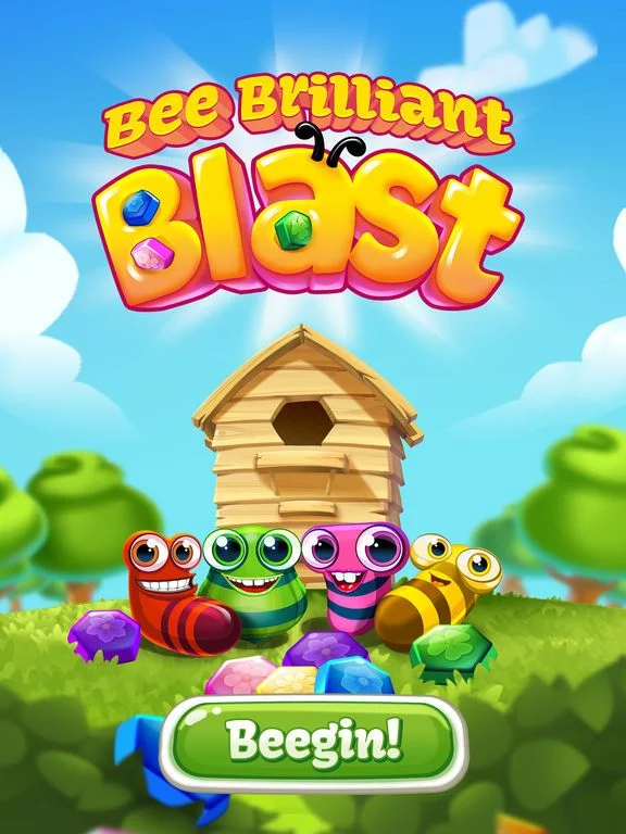 Изображение игры: Bee Brilliant Blast