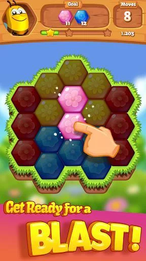 Изображение игры: Bee Brilliant Blast