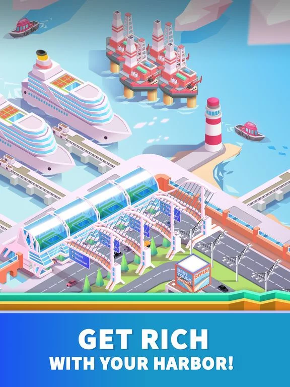 Изображение игры: Idle Harbor Tycoon - Sea Docks
