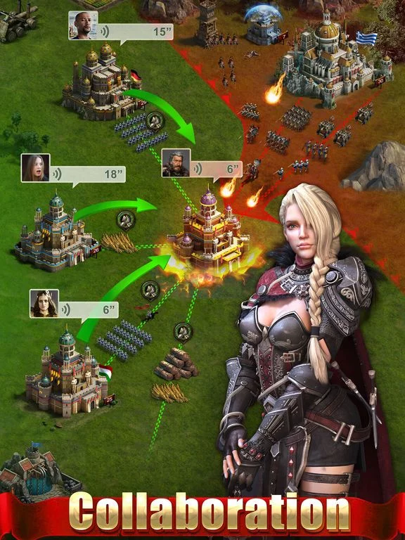Изображение игры: Clash of Kings: The West