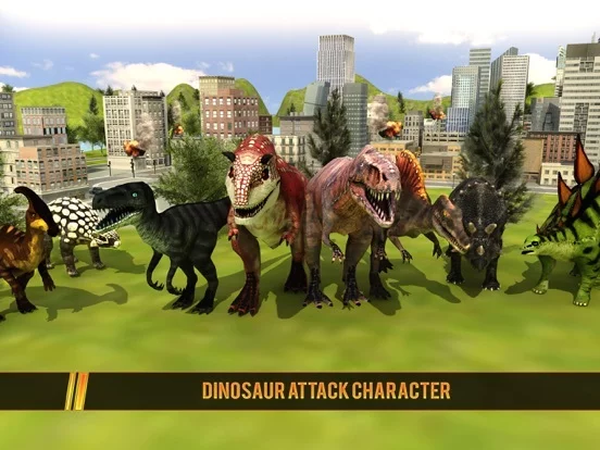 Изображение игры: 2018 wild dino city attack