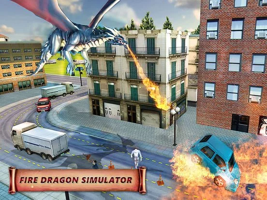 Изображение игры: Dragon Fire Simulator Attack