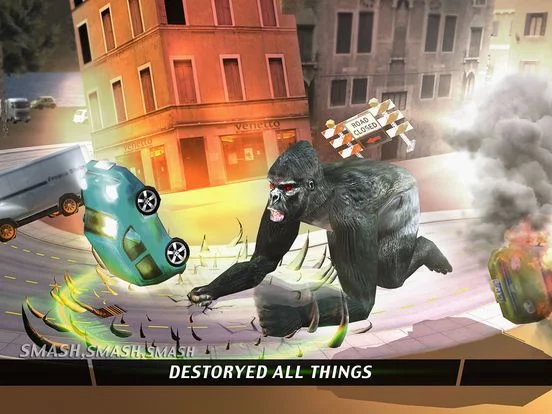 Изображение игры: Wild Animal Smash City Attack
