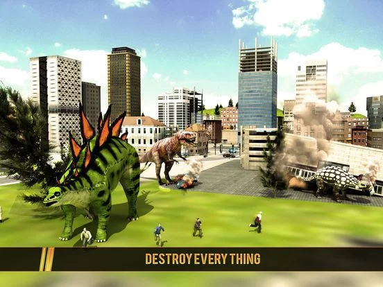 Изображение игры: 2018 wild dino city attack