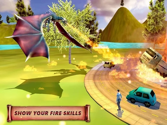 Изображение игры: Dragon Fire Simulator Attack