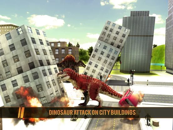 Изображение игры: 2018 wild dino city attack
