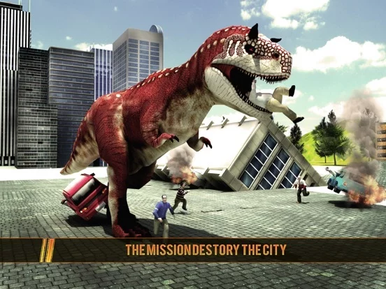 Изображение игры: 2018 wild dino city attack