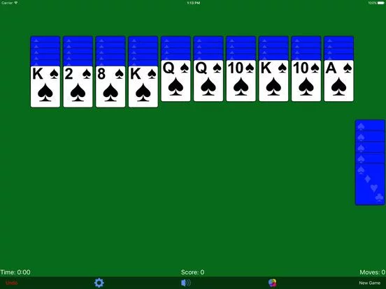Изображение игры: Spider Solitaire·