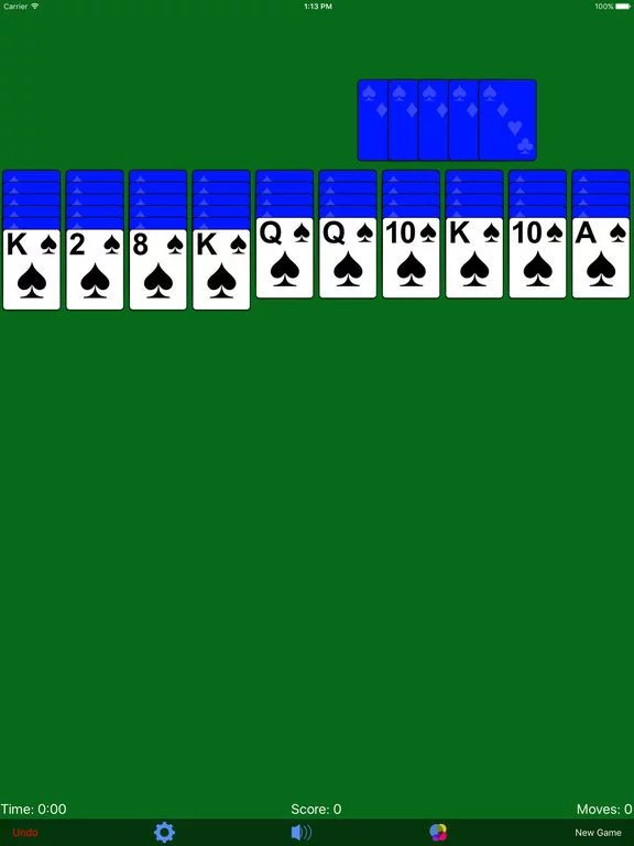 Изображение игры: Spider Solitaire·