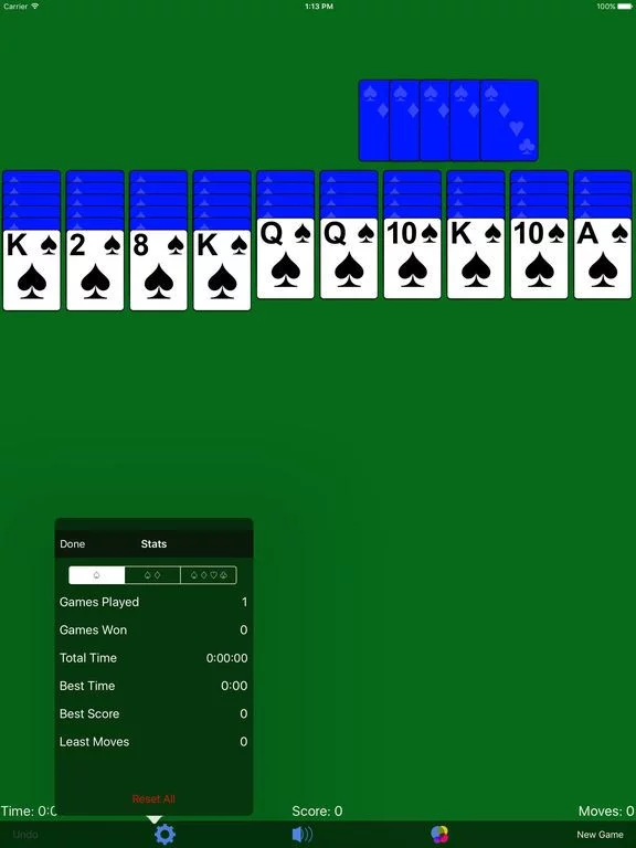 Изображение игры: Spider Solitaire·