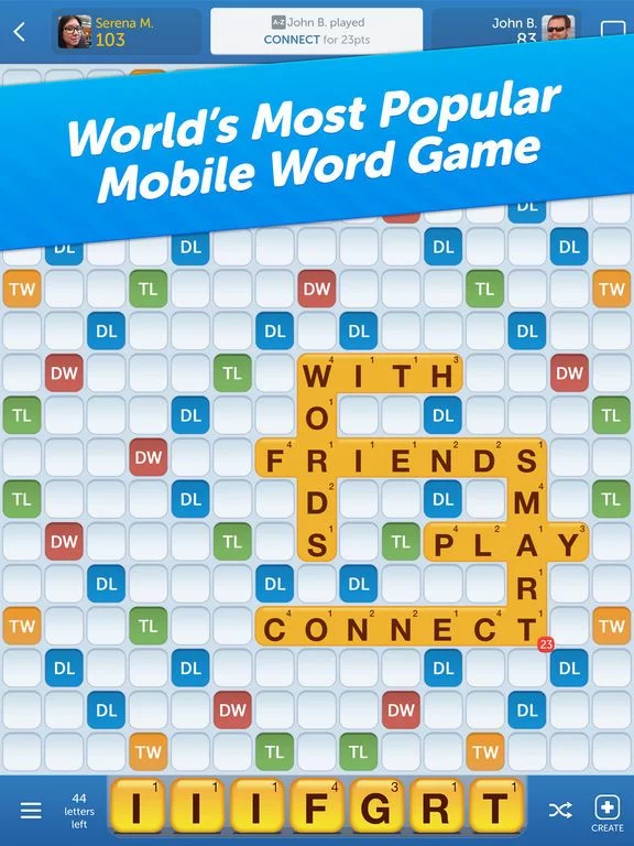 Изображение игры: Words With Friends – Word Game