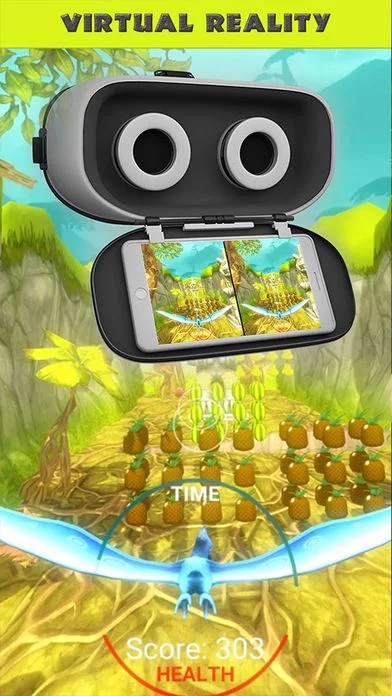 Изображение игры: Flyer VR - fantasy infinite 3D sky Cardboard race