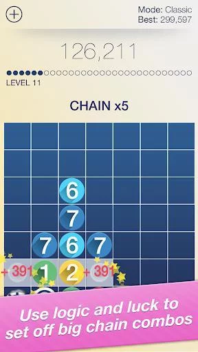 Изображение игры: Drop7
