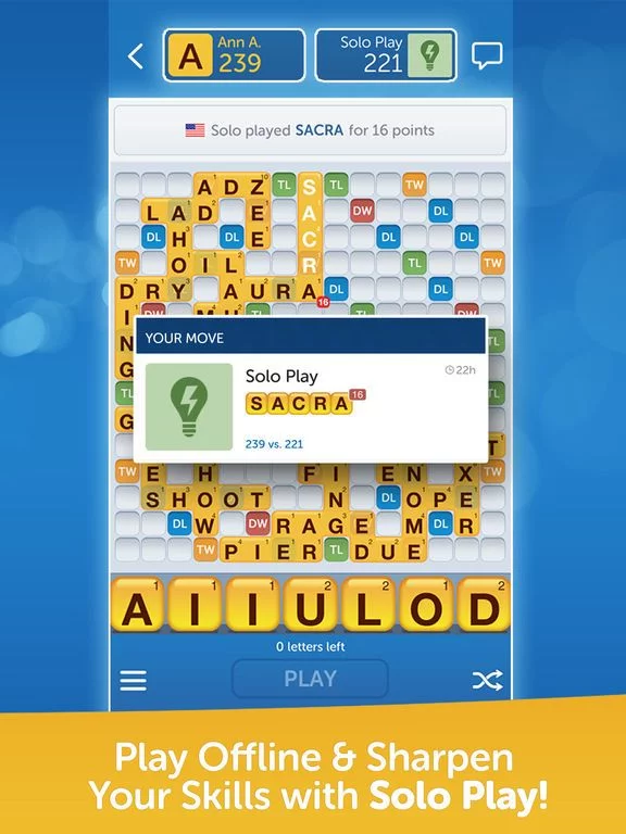 Изображение игры: Words With Friends – Word Game