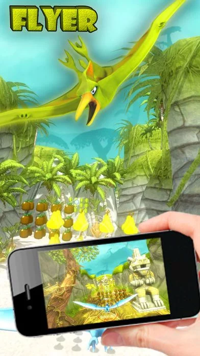 Изображение игры: Flyer VR - fantasy infinite 3D sky Cardboard race