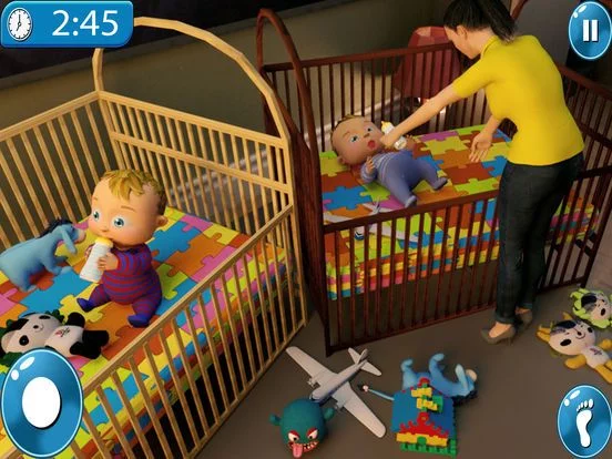 Изображение игры: Newborn Twin Baby Mother Games