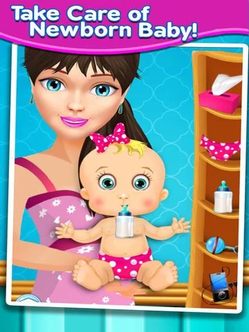 Изображение игры: Awesome Newborn Baby and Mommy Doctor Care