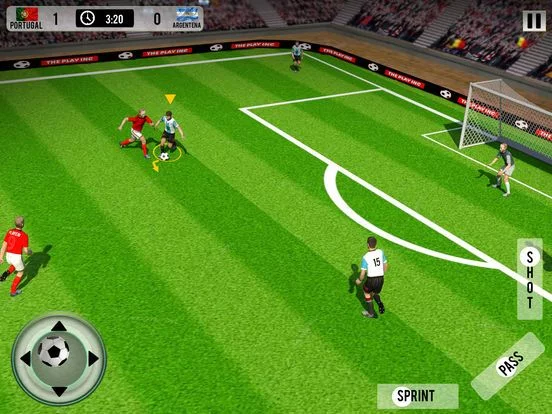 Изображение игры: Football Soccer League Match
