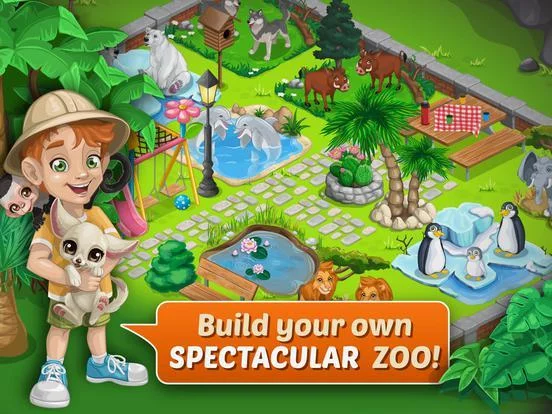 Изображение игры: Happy Zoo - Wild Animals
