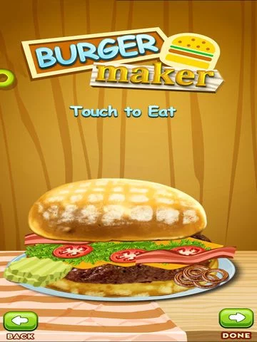 Изображение игры: Awesome Burger Shop Fast Food Barbeque Maker - Cooking games