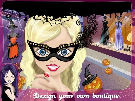 Изображение игры: Fashion Design World Halloween