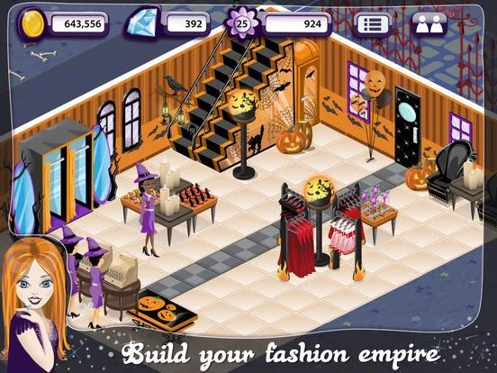 Изображение игры: Fashion Design World Halloween