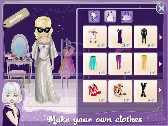 Изображение игры: Fashion Design World Halloween